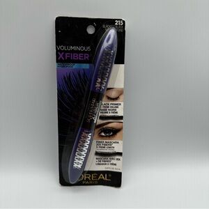 L’Oréal Voluminous X fiber Mascara 215 Blackest Black Waterproof Discontinued